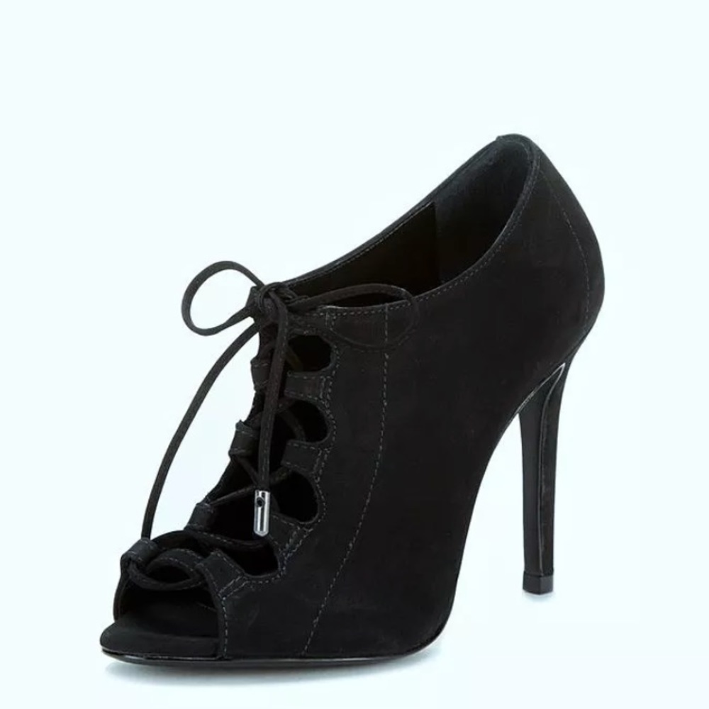 SCHUTZ NATALIE LACE UP BOOTIES